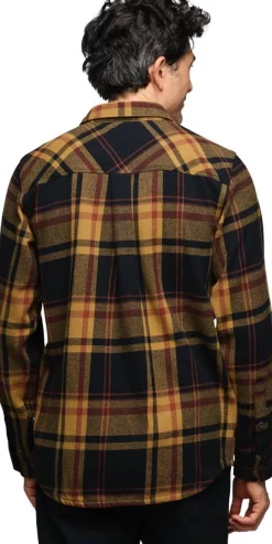 Black Diamond Men's Project Flannel Shirt Black-Flax Plaid