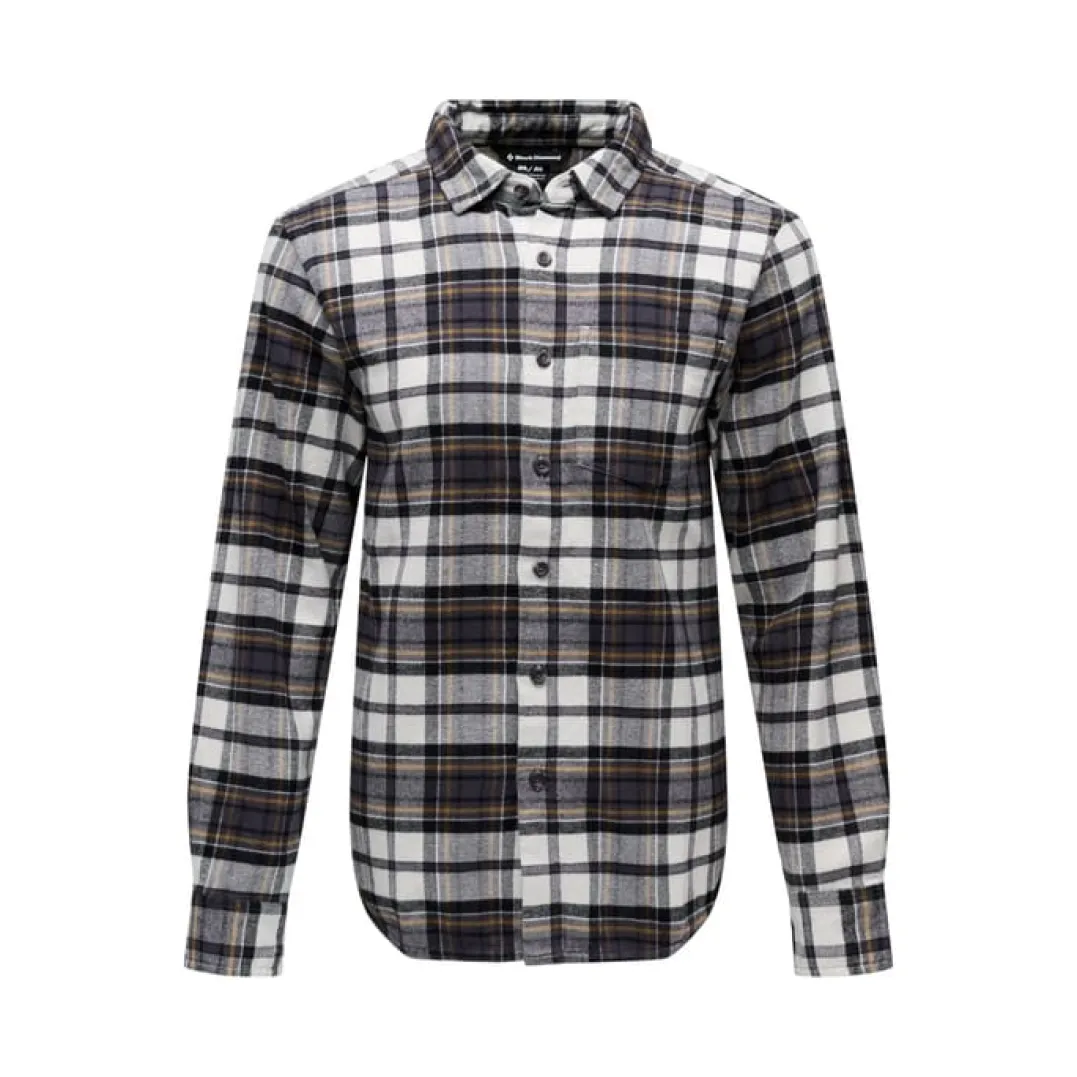 Black Diamond Men's Project Flannel Shirt Black-chalk