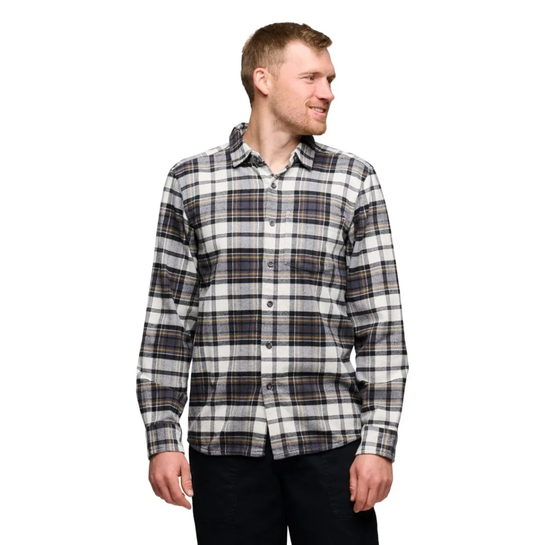 Black Diamond Men's Project Flannel Shirt Black-chalk