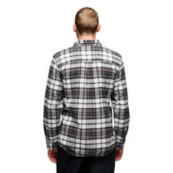 Black Diamond Men's Project Flannel Shirt Black-chalk