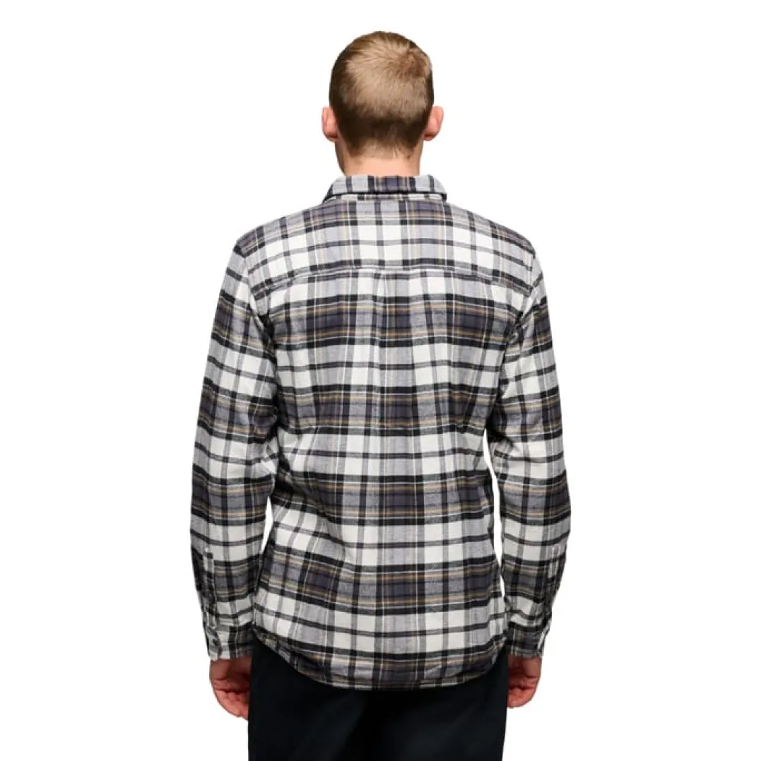 Black Diamond Men's Project Flannel Shirt Black-chalk