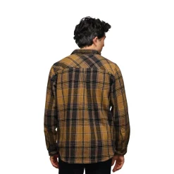 Black Diamond Men's Project Heavy Flannel Flax-Black Plaid