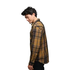 Black Diamond Men's Project Heavy Flannel Flax-Black Plaid