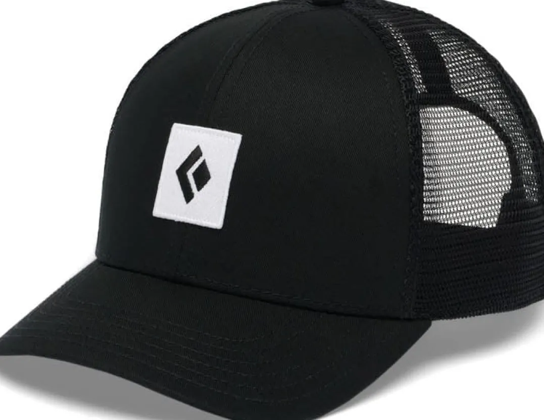 Black Diamond Men's Trucker Hat Black-black-white Icon Patch