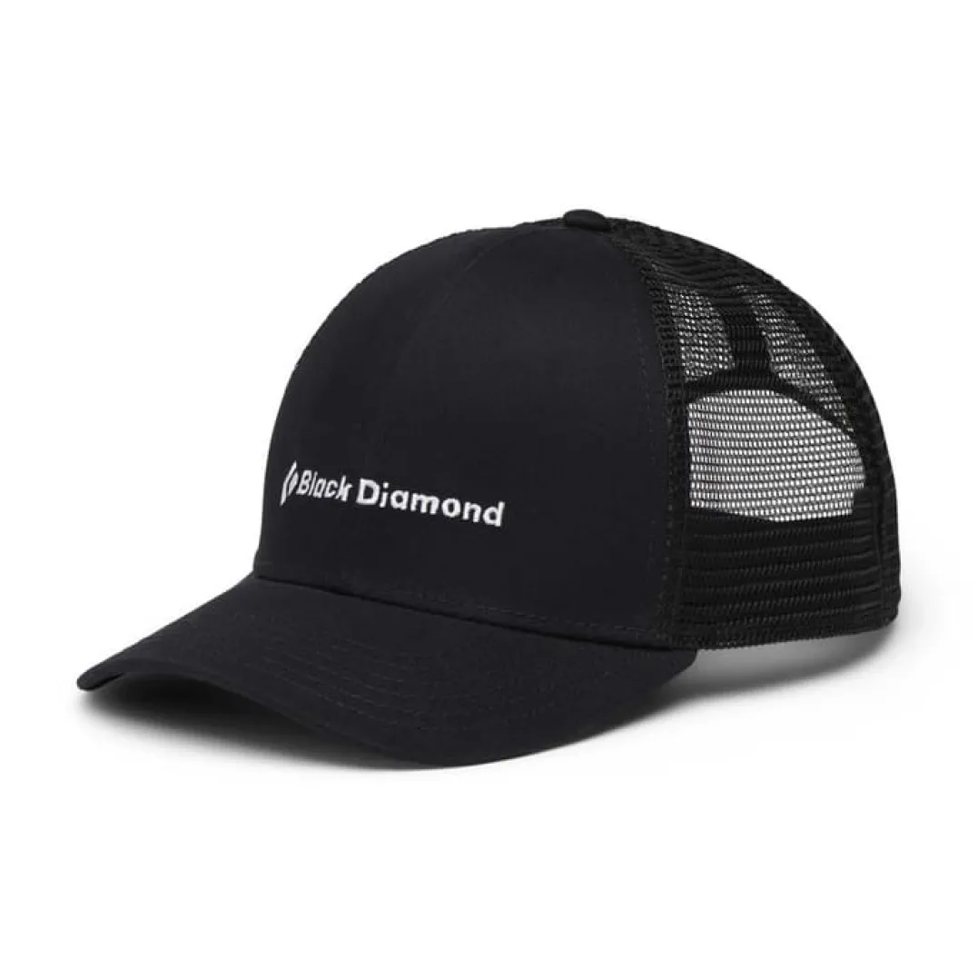 Black Diamond Men's Trucker Hat Black/Black/BD Wordmark