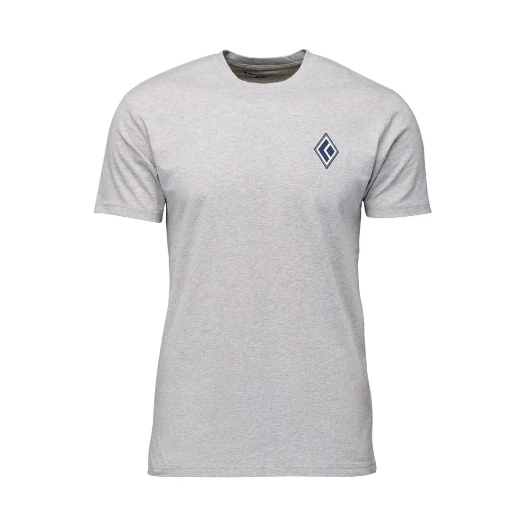 Black Diamond M Heritage Alpinist Ss Tee Nickel Heather