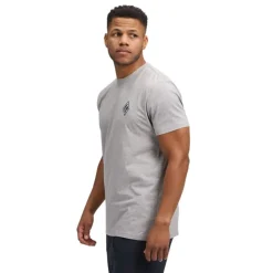 Black Diamond M Heritage Alpinist Ss Tee Nickel Heather