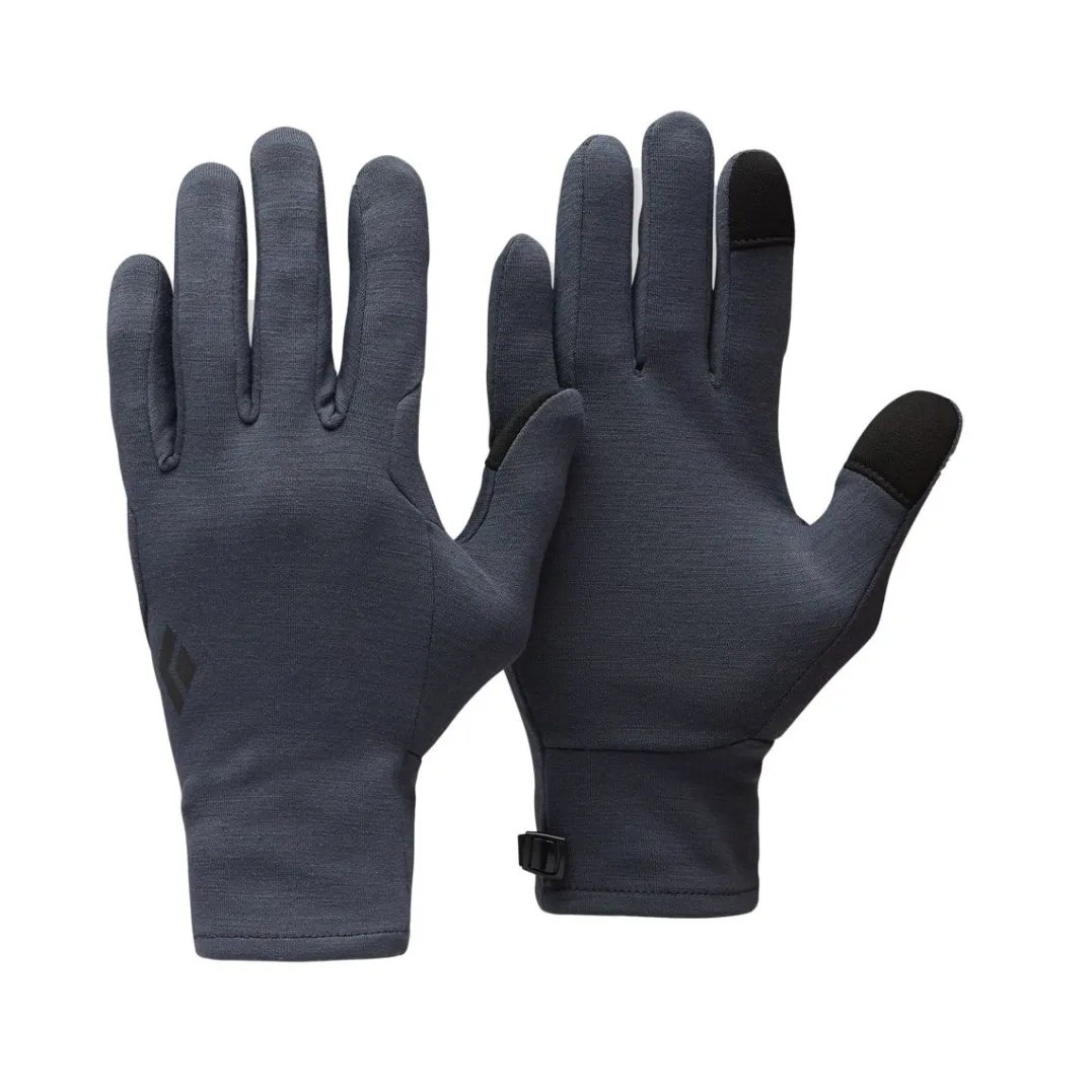 Black Diamond Midweight Wool Liners Charcoal