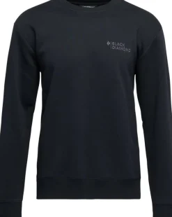 Black Diamond M Mini Stacked Crewneck Black