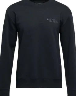 Black Diamond M Mini Stacked Crewneck Black