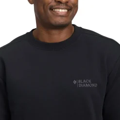 Black Diamond M Mini Stacked Crewneck Black