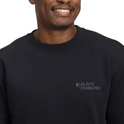Black Diamond M Mini Stacked Crewneck Black