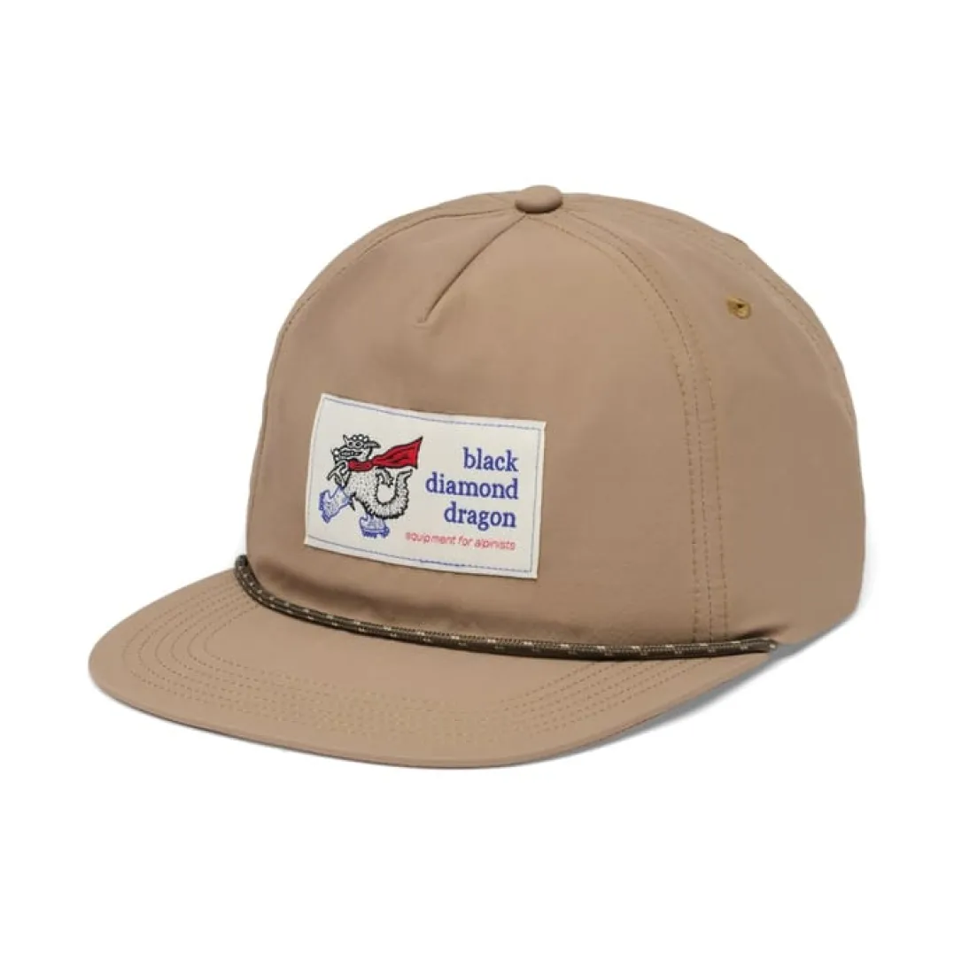 Black Diamond Synthetic Rope Hat Mushroom/White Dragon Patch