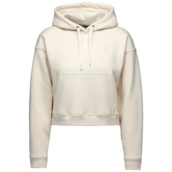 Black Diamond W Crop Po Hoody Off White