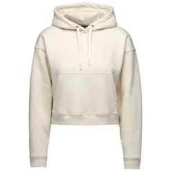 Black Diamond W Crop Po Hoody Off White