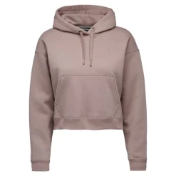 Black Diamond W Crop Po Hoody Pale Mauve