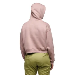 Black Diamond W Crop Po Hoody Pale Mauve