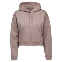 Black Diamond W Crop Po Hoody Pale Mauve