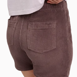 Black Diamond W Dirtbag Corduroy Shorts Dark Mauve
