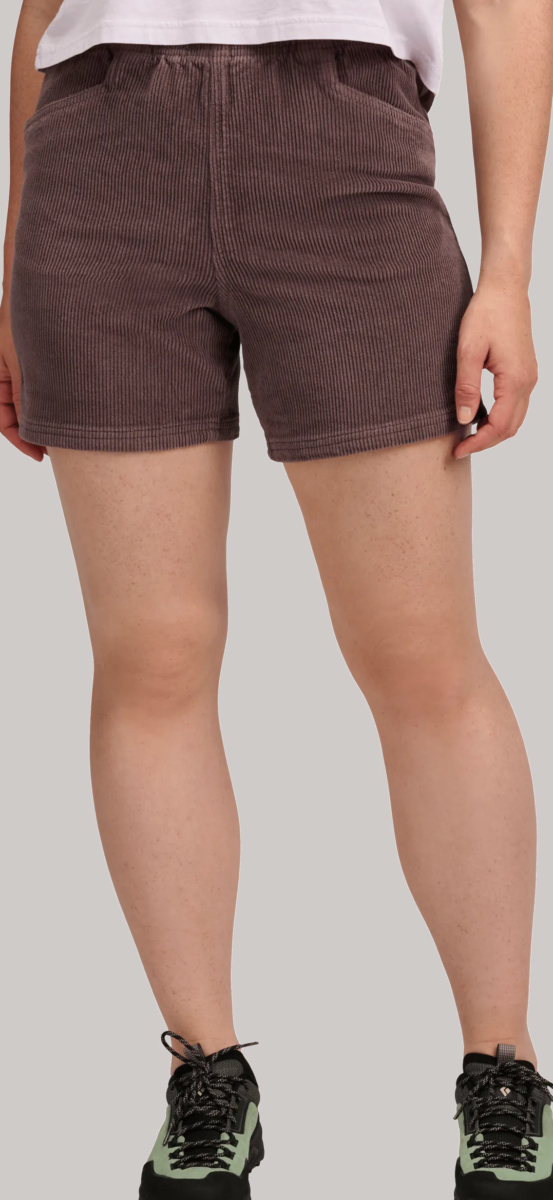 Black Diamond W Dirtbag Corduroy Shorts Dark Mauve