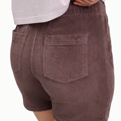 Black Diamond W Dirtbag Corduroy Shorts Dark Mauve
