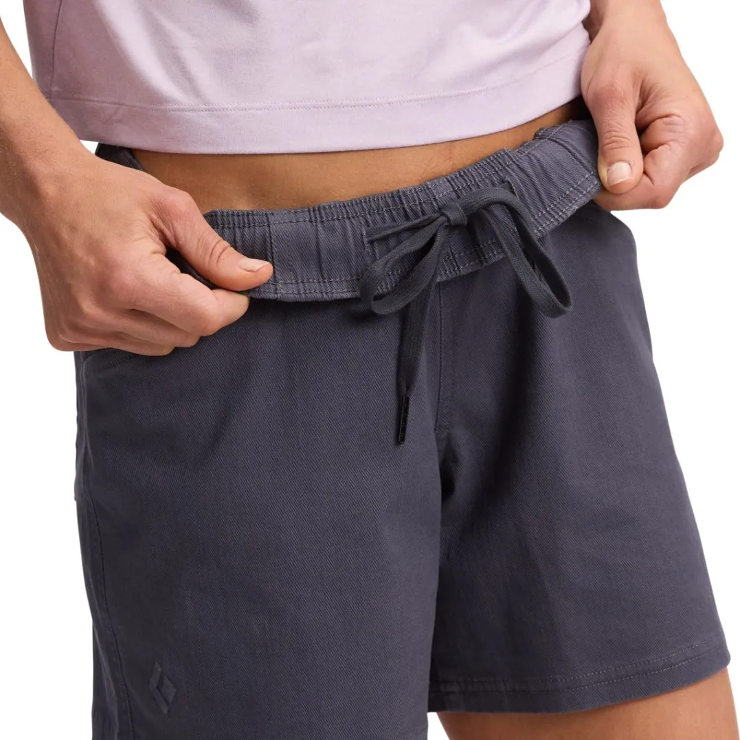 Black Diamond W Dirtbag Twill Shorts Charcoal