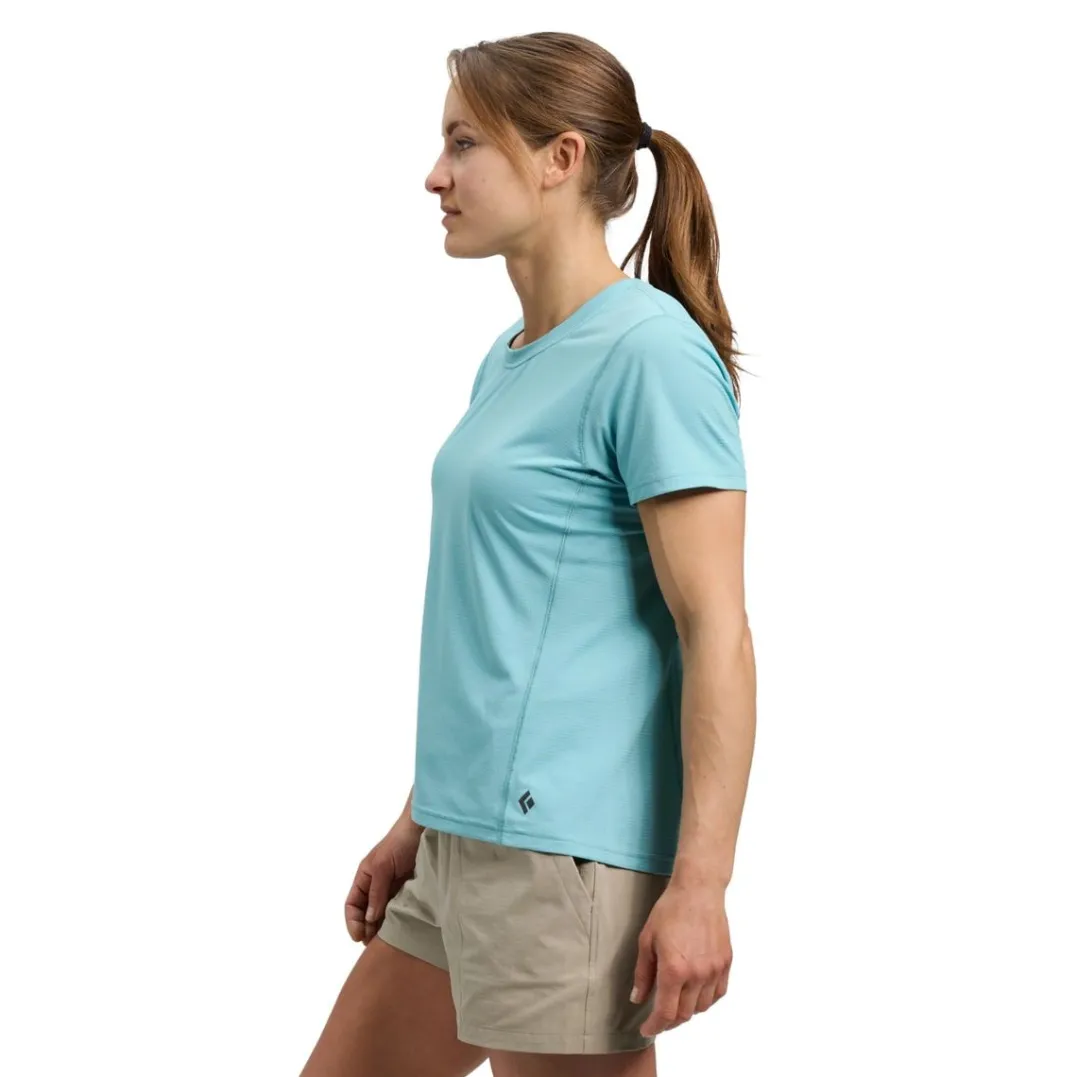 Black Diamond W Distance SS Tech Tee Glacier