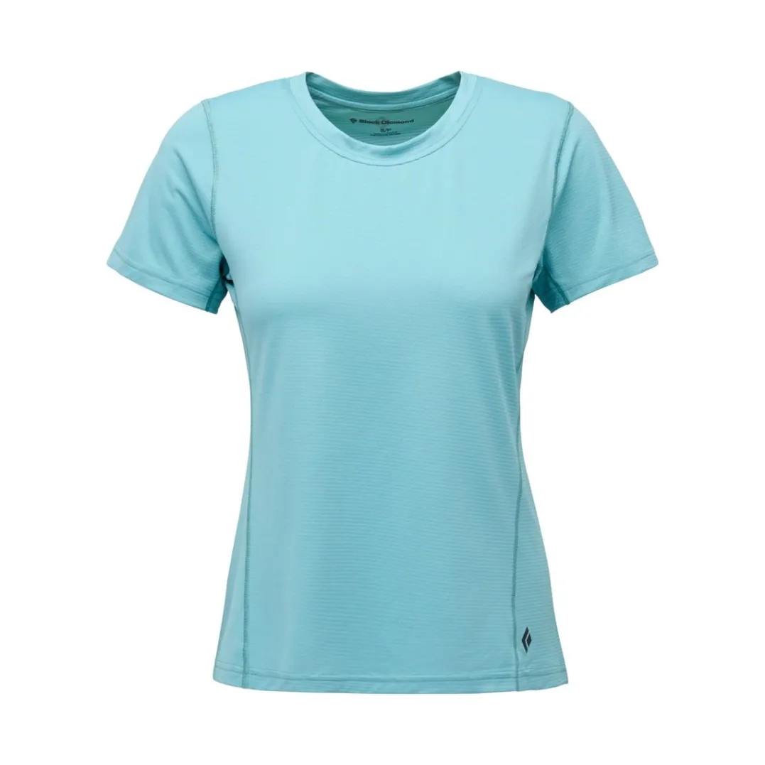Black Diamond W Distance SS Tech Tee Glacier