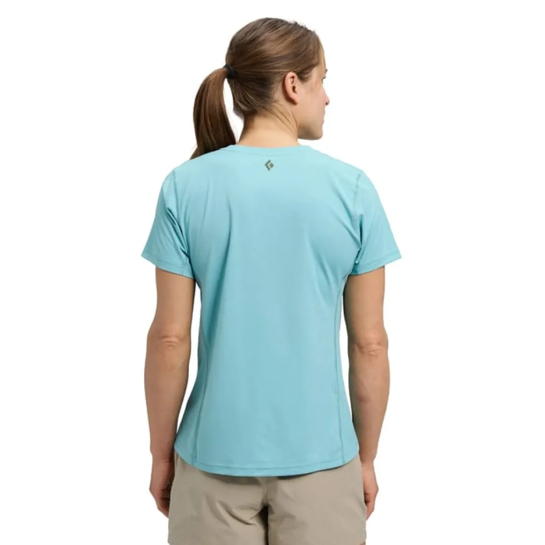 Black Diamond W Distance SS Tech Tee Glacier