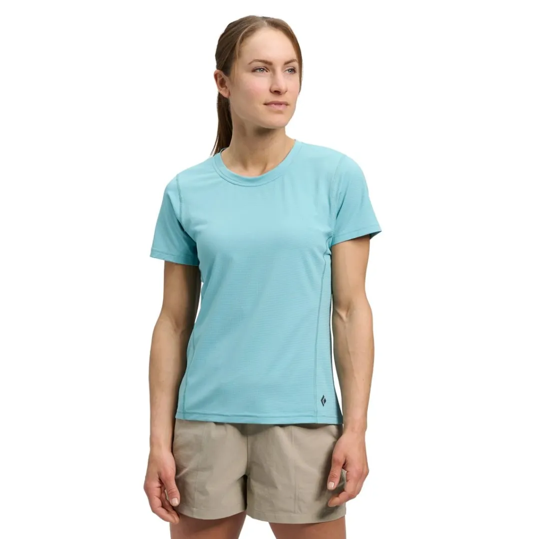 Black Diamond W Distance SS Tech Tee Glacier