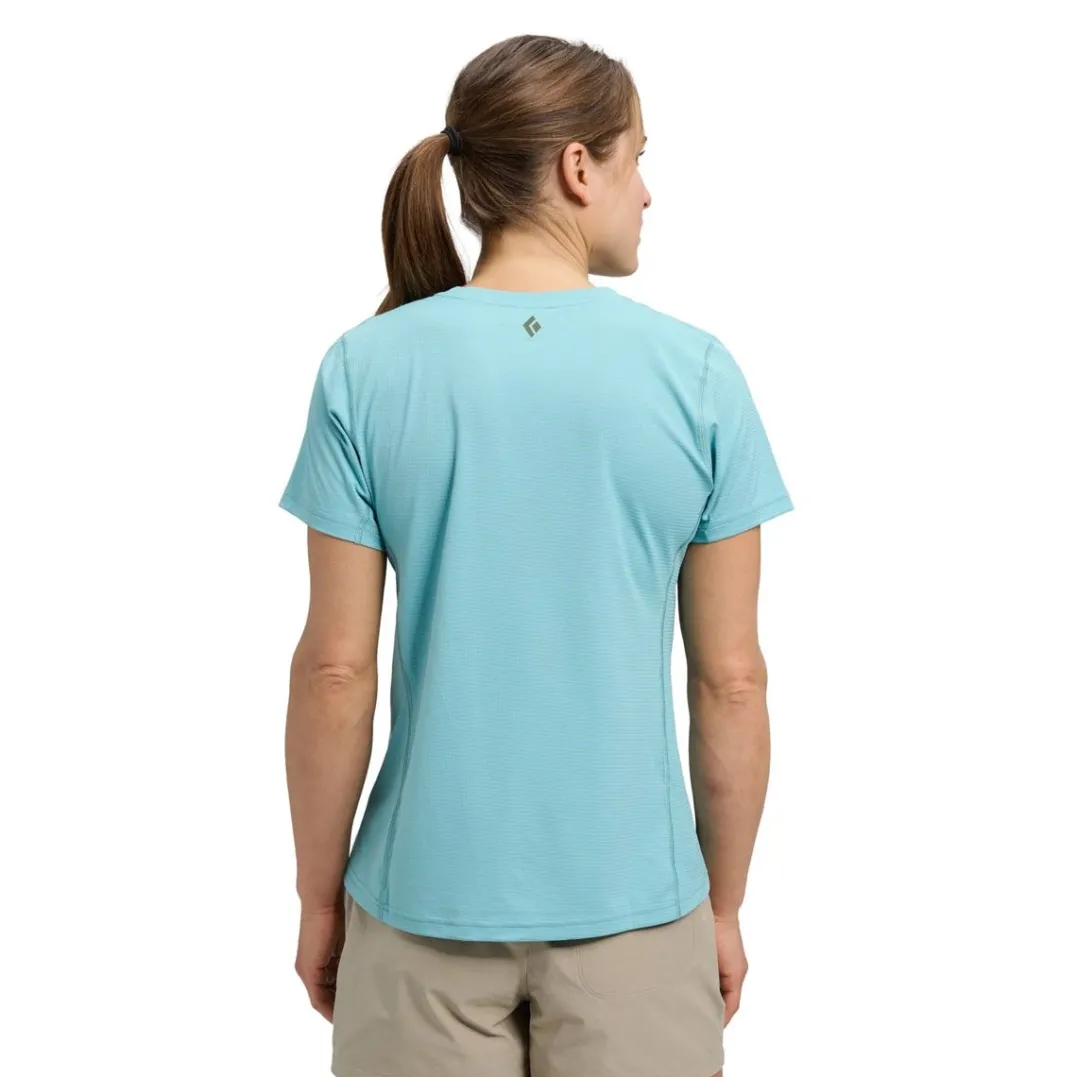 Black Diamond W Distance SS Tech Tee Glacier