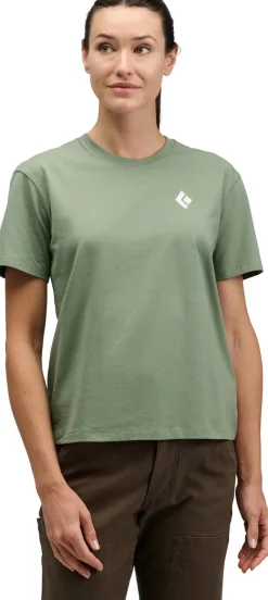 Black Diamond W Equipment For Alpinist SS Tee Laurel Green