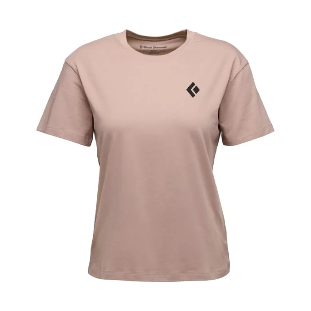 Black Diamond W Equipment For Alpinist SS Tee Pale Mauve
