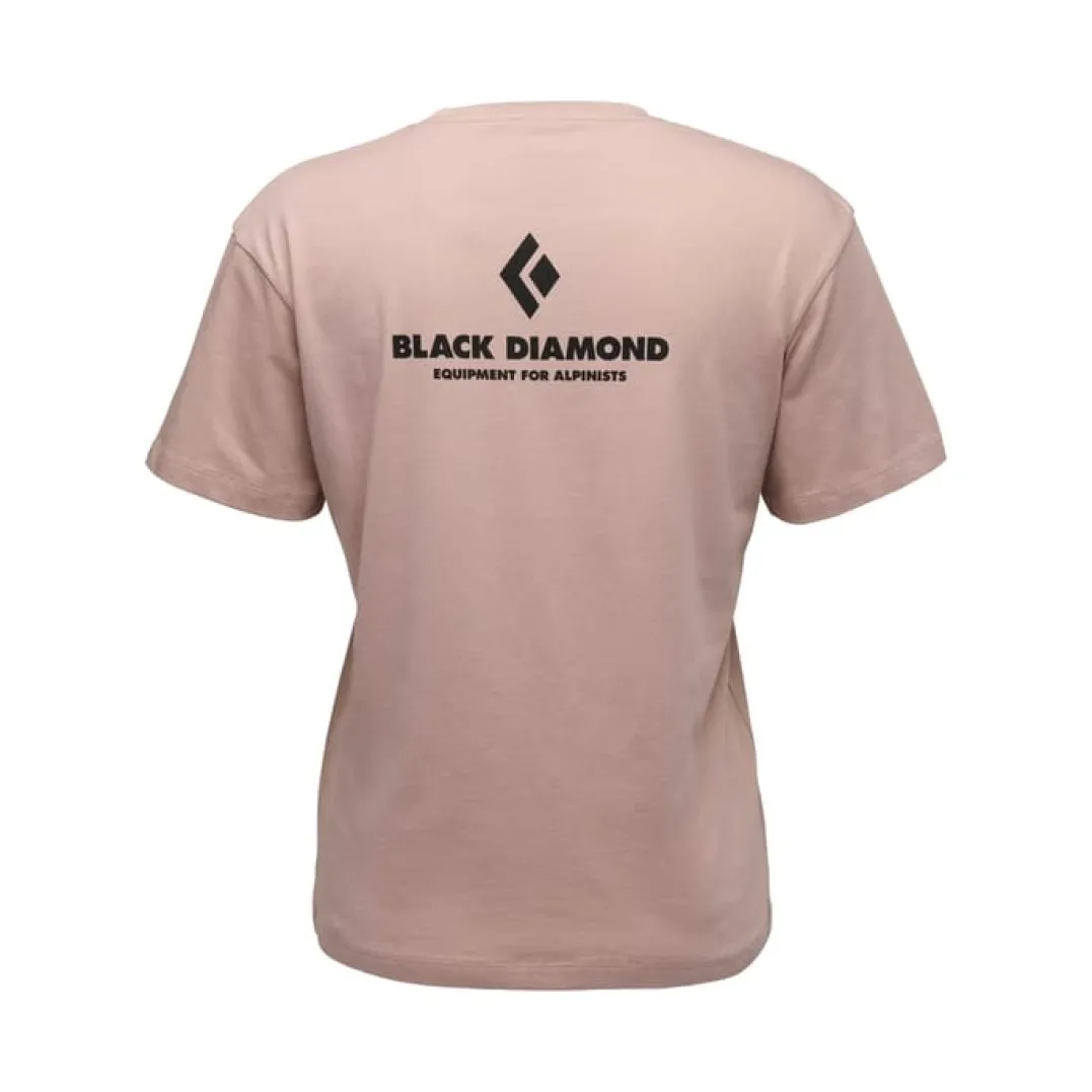 Black Diamond W Equipment For Alpinist SS Tee Pale Mauve