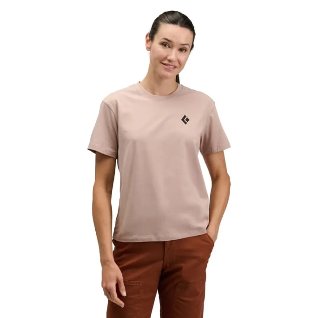 Black Diamond W Equipment For Alpinist SS Tee Pale Mauve