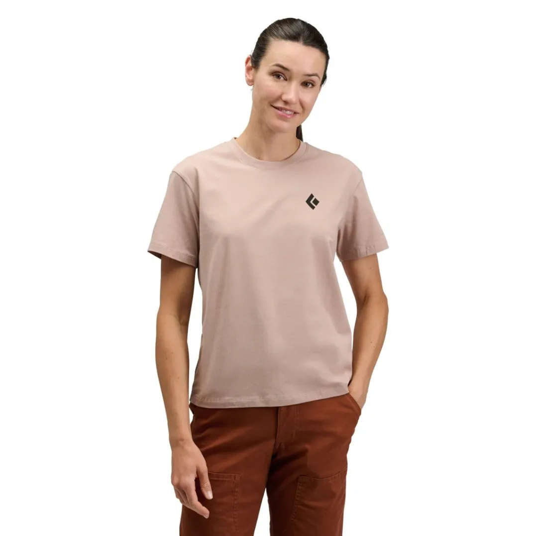 Black Diamond W Equipment For Alpinist SS Tee Pale Mauve