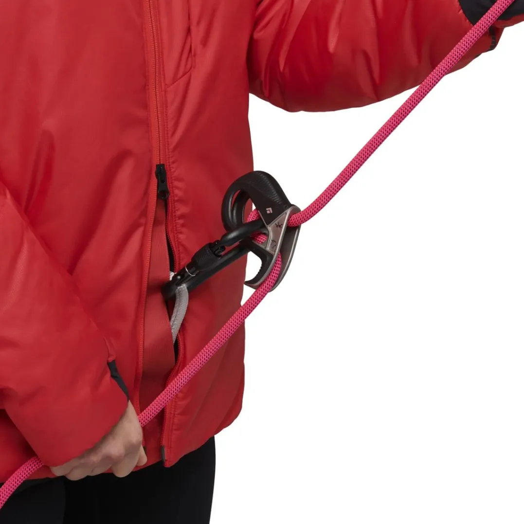 Black Diamond Women's Belay Parka Coral Red
