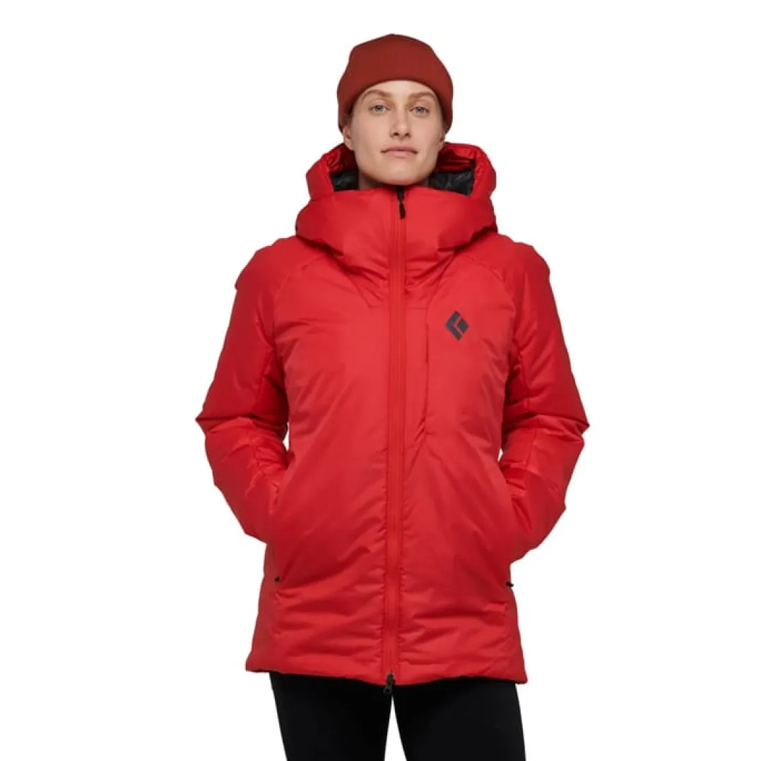 Black Diamond Women's Belay Parka Coral Red