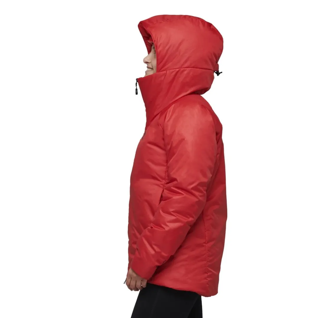 Black Diamond Women's Belay Parka Coral Red