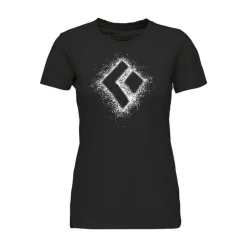 Black Diamond Women's Chalked Up 2.0 SS Tee Black