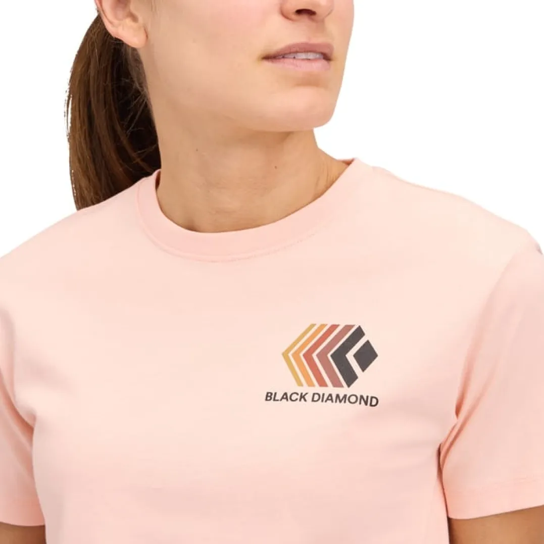 Black Diamond Women's Faded Crop SS Tee Alpine Sunrise