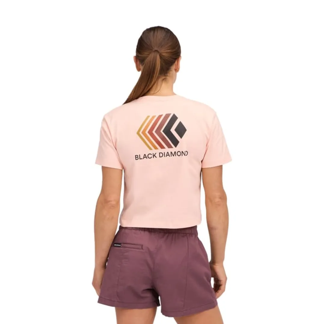 Black Diamond Women's Faded Crop SS Tee Alpine Sunrise