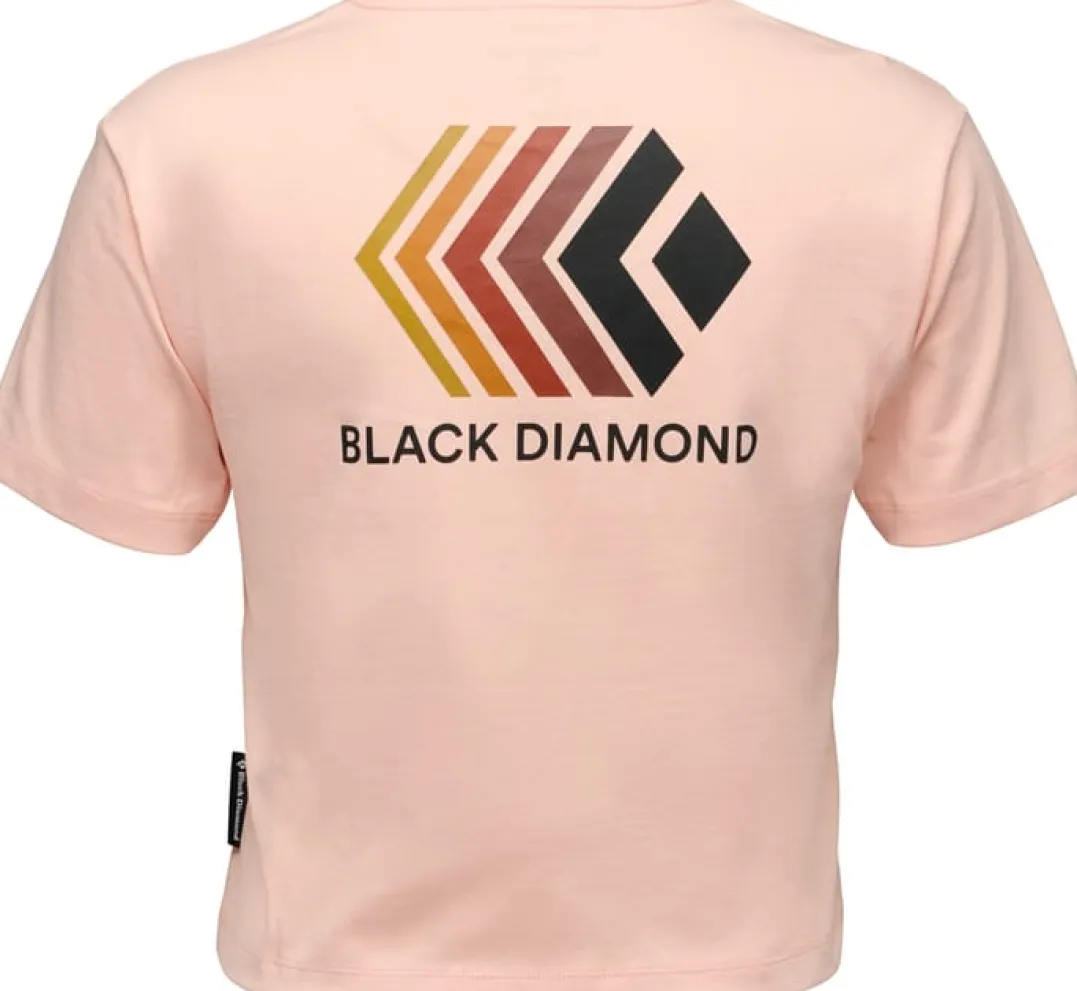 Black Diamond Women's Faded Crop SS Tee Alpine Sunrise