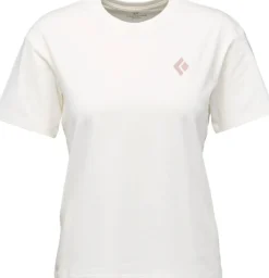 Black Diamond Women's Heritage Badge Short Sleeve Tee Off White
