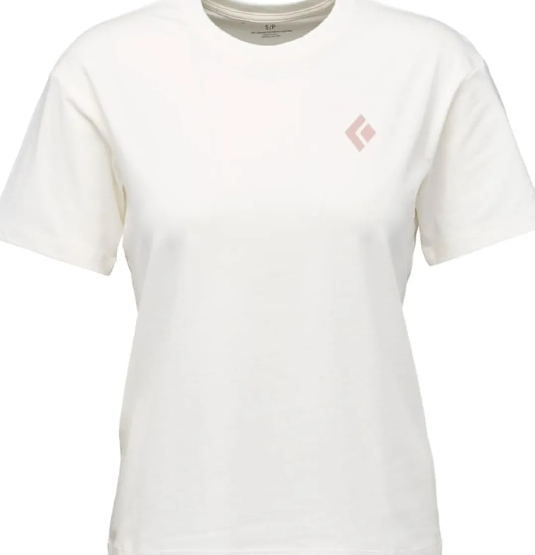 Black Diamond Women's Heritage Badge Short Sleeve Tee Off White