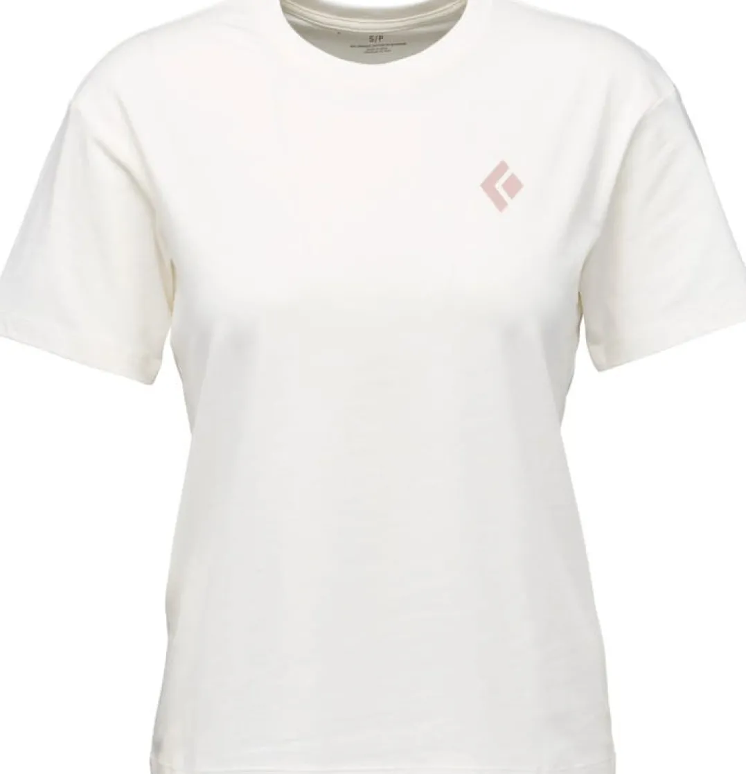 Black Diamond Women's Heritage Badge Short Sleeve Tee Off White