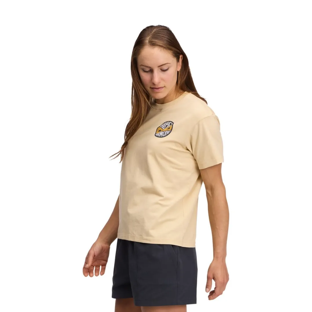 Black Diamond W Rope Badge SS Tee White Oak