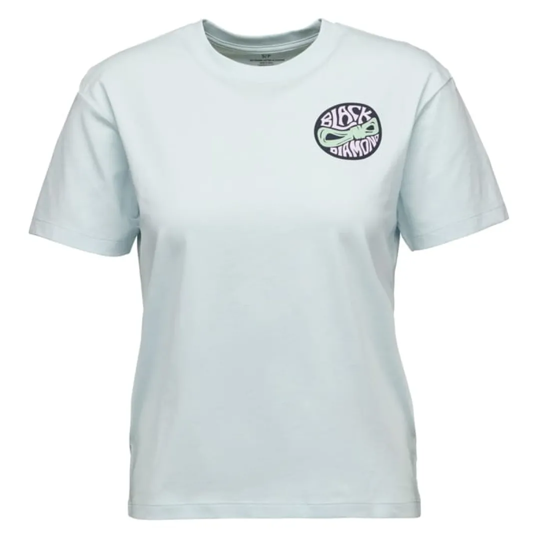 Black Diamond W Rope Badge SS Tee Belay Blue