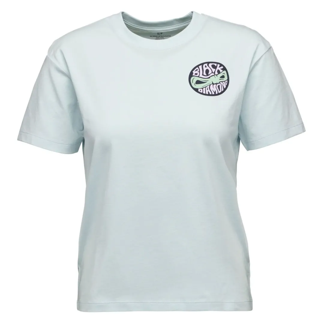 Black Diamond W Rope Badge SS Tee Belay Blue