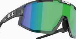 Bliz Fusion Crystal Black/Brown with Green Multi